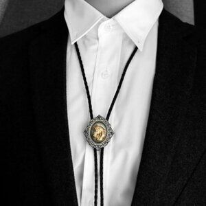 Cowboy Leather Western Bolo Tie